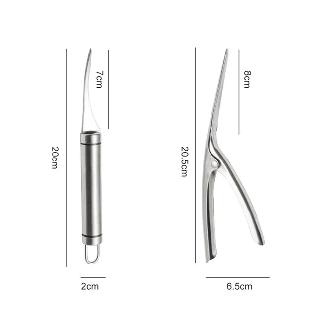 Shrimp Cleaner Stainless Steel Cutter - Image 11
