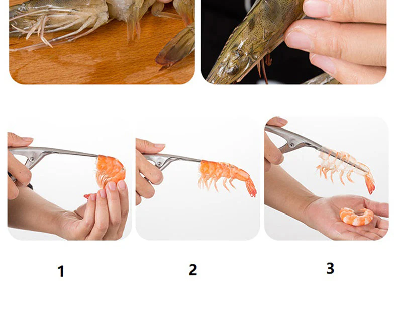 Shrimp Cleaner Stainless Steel Cutter - Image 12
