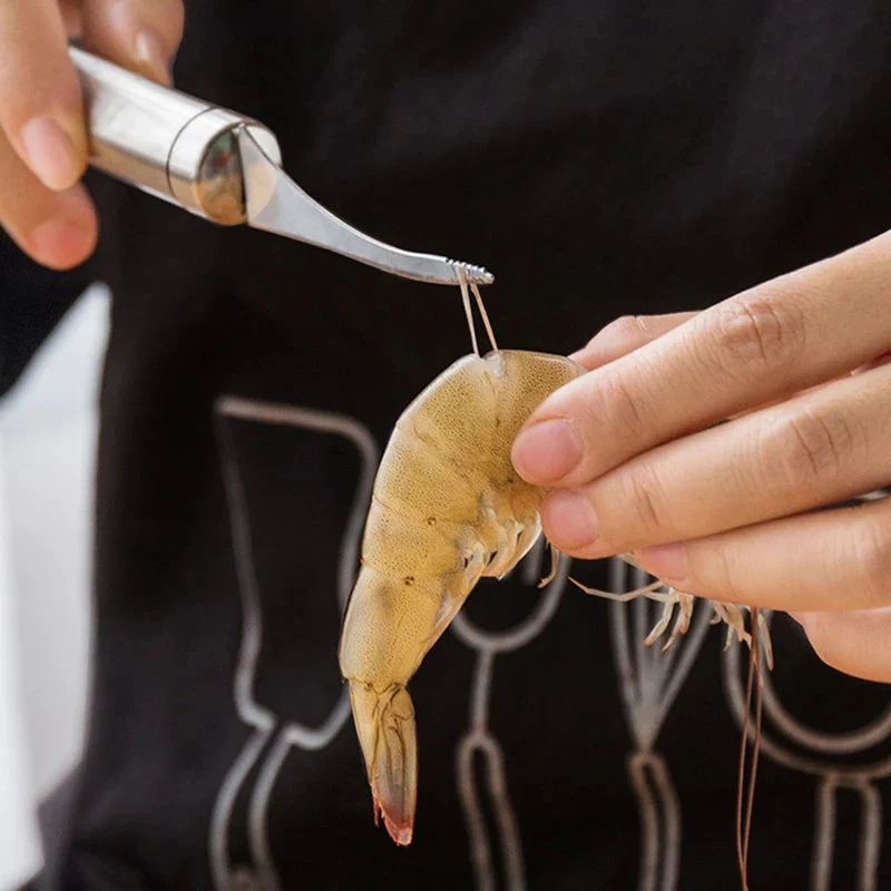 Shrimp Cleaner Stainless Steel Cutter - Image 4
