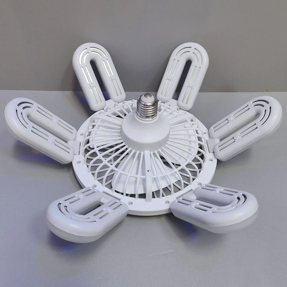 Silent Adjustable Remote Control Ceiling Foldable Fan Lamp - Image 2
