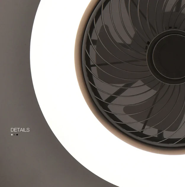 Silent Air Fan RC Invisible Blades Smart Ceiling Lamp - Image 3
