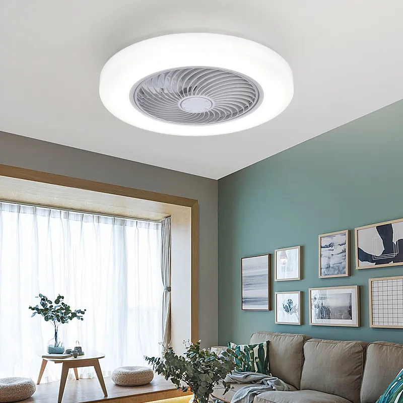 Silent Air Fan RC Invisible Blades Smart Ceiling Lamp - Image 6