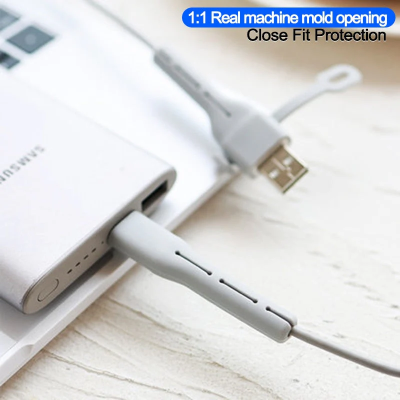 Silicone Cable Cord Protector Clip - Image 2