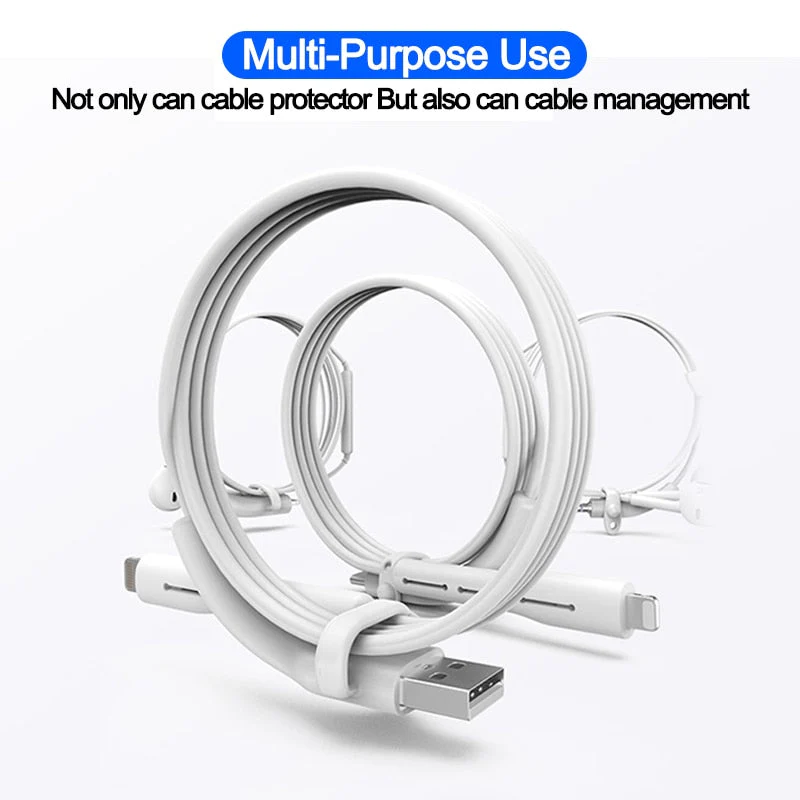 Silicone Cable Cord Protector Clip - Image 3