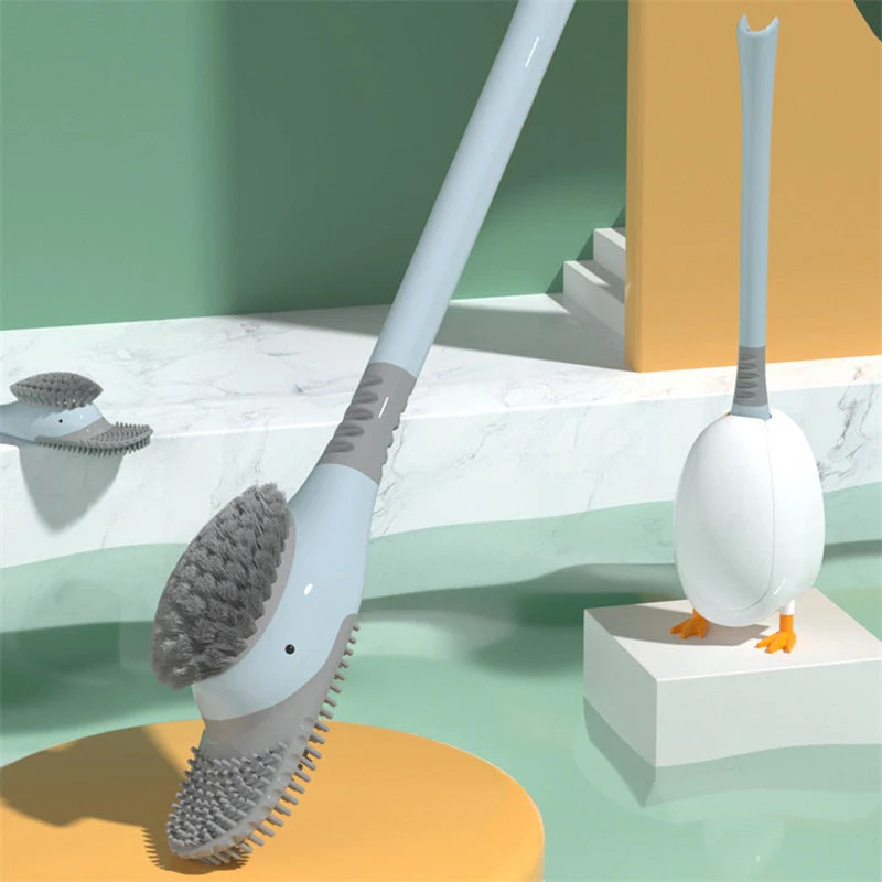 Silicone Duck Shape Soft Bathroom Brush - Image 5