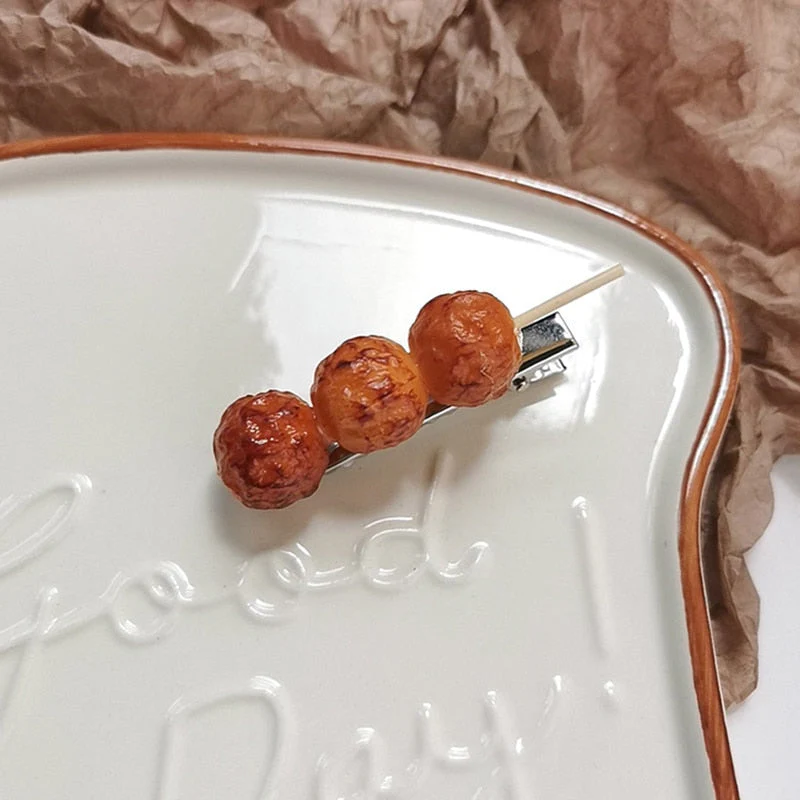 Silicone Food Hair Clips - Image 11