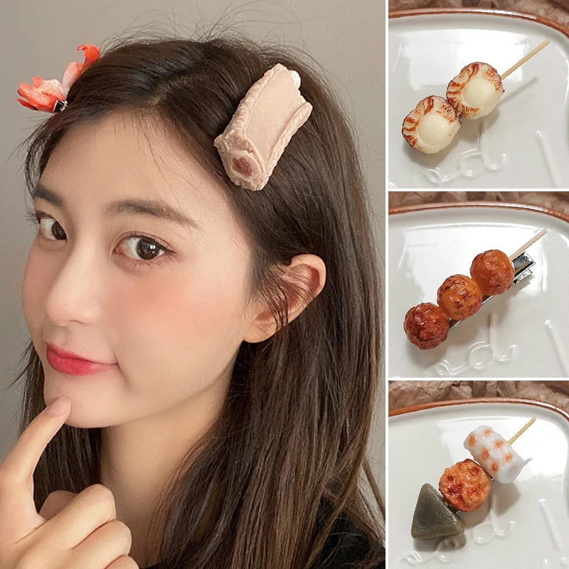 Silicone Food Hair Clips - Image 3