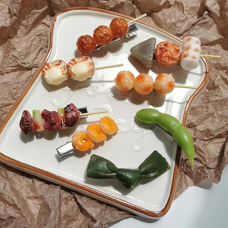 Silicone Food Hair Clips - Image 5