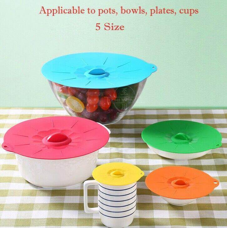Silicone Stretch Bowl Lid Set - Image 7