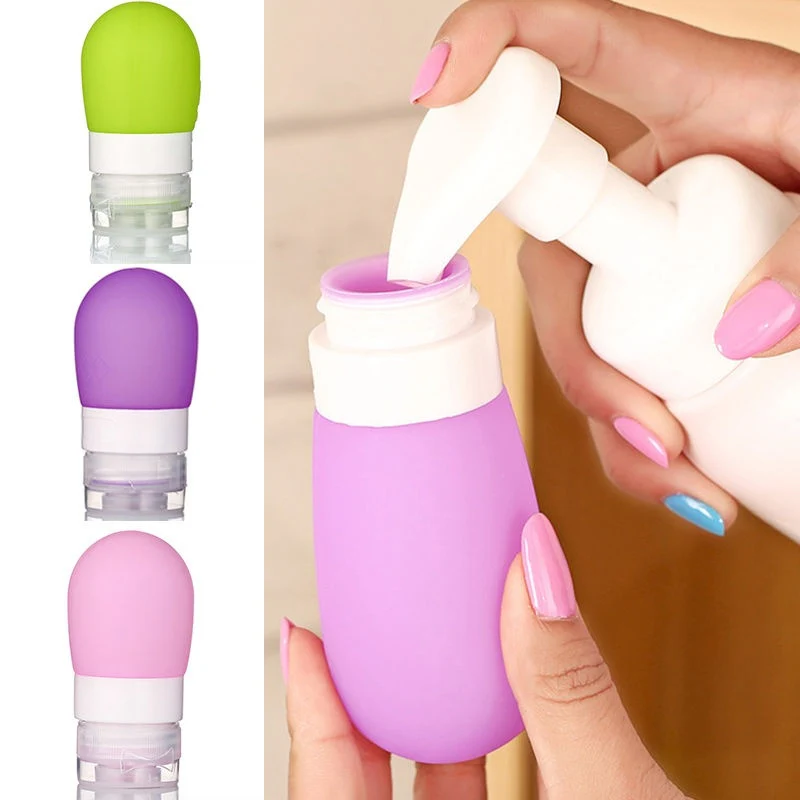 Silicone Travel Lotion Shampoo Bath Container - Image 2