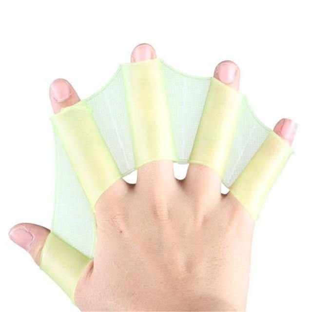 Silicone Webbed Swimming Gloves - Image 8