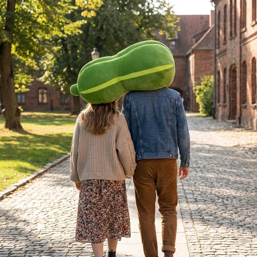 Silly Squash Couple Plush Head Pillow - Image 4