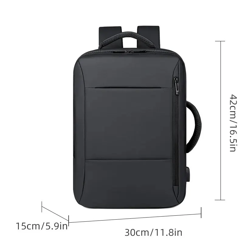 Simple Life USB Charging Business Backpack - Image 4