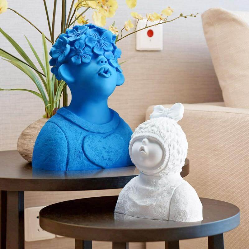 Simple Modern Resin Kid Vases - Image 11