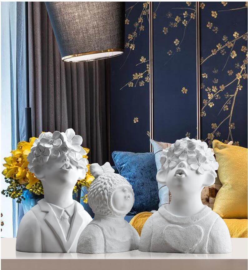 Simple Modern Resin Kid Vases - Image 2