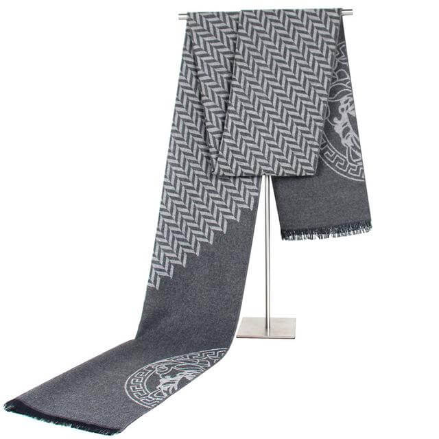 Simple Plaid Scarf Father - Image 3