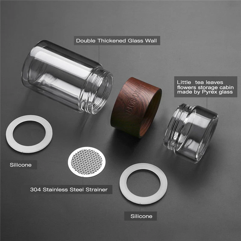 Simple Portable Glass Tea Infuser - Image 7