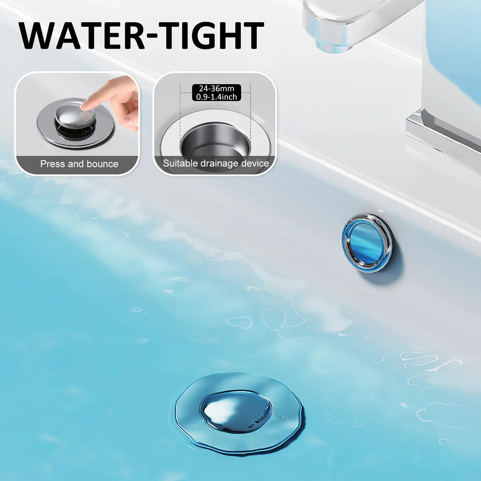 Sink Drain Anti-Odor Hair Catcher Filter - Image 2