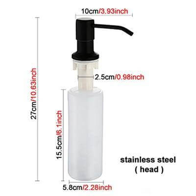 Sink Mounted Soap Dispenser - Image 13
