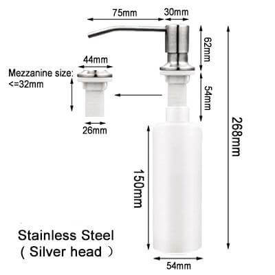 Sink Mounted Soap Dispenser - Image 5