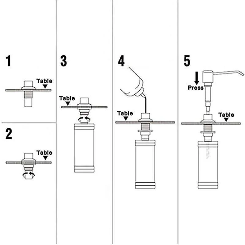 Sink Mounted Soap Dispenser - Image 9