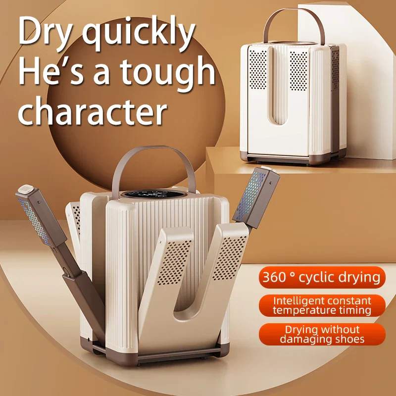 Six-Arm Quick Heating Foldable Electric Shoe Dryer - Image 2