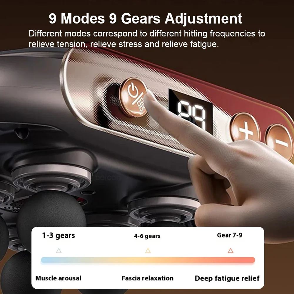 Six-Head Muscle Relief Massager Gun - Image 6