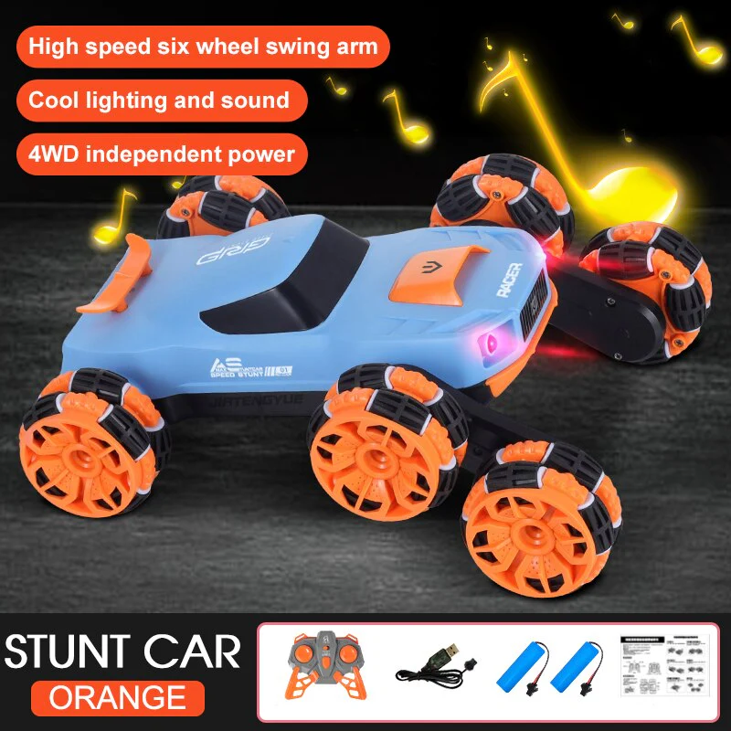 Six-Wheel Electric RC Stunt Toy Car - Image 10