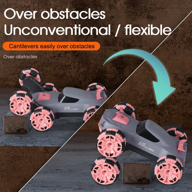 Six-Wheel Electric RC Stunt Toy Car - Image 4