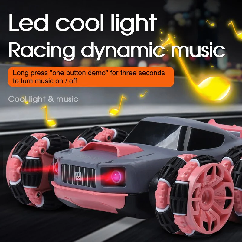 Six-Wheel Electric RC Stunt Toy Car - Image 5