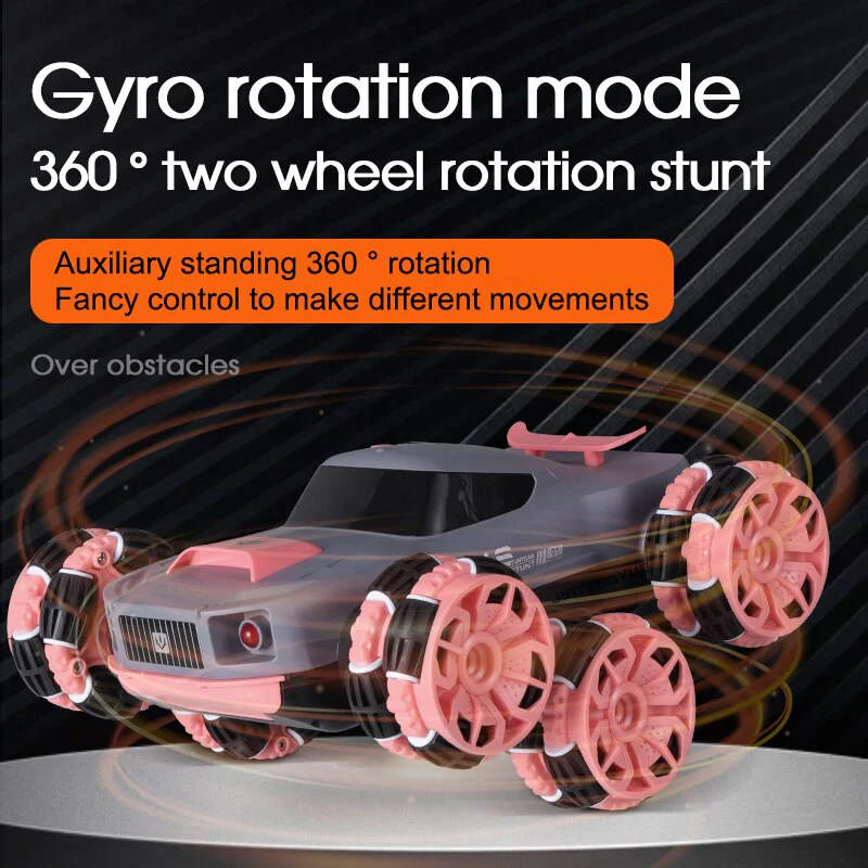 Six-Wheel Electric RC Stunt Toy Car - Image 7