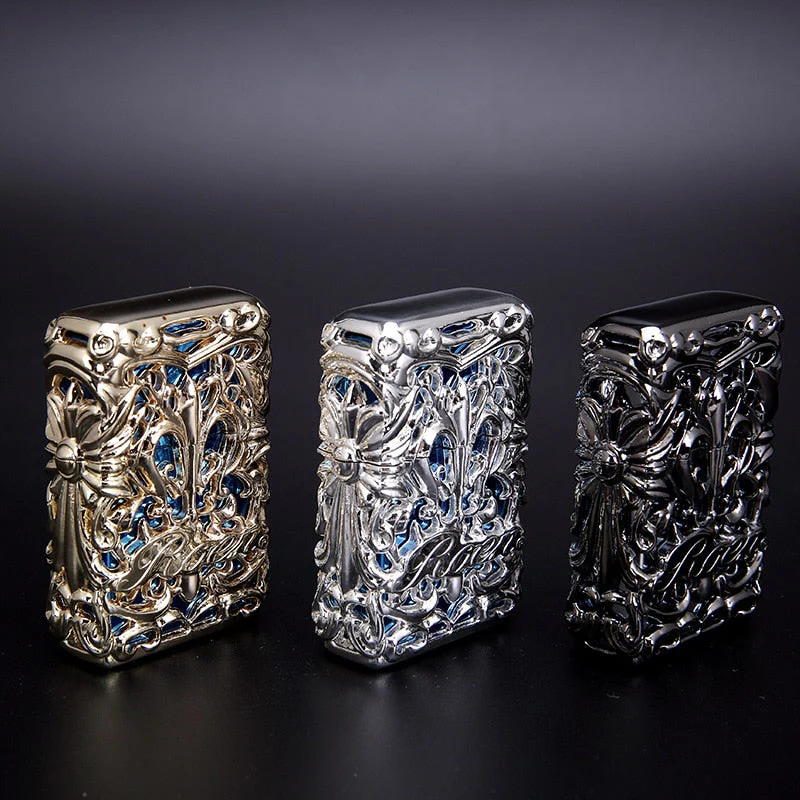 Skeleton Armor Retro Kerosene Lighter - Image 4