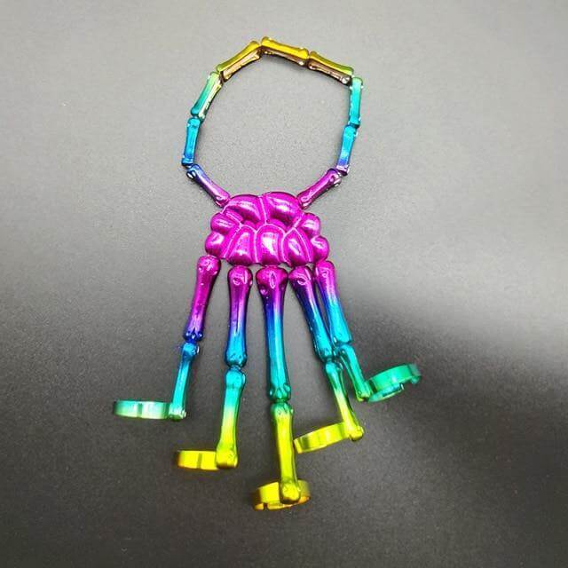 Skeleton Punk Halloween Finger Bracelet - Image 10