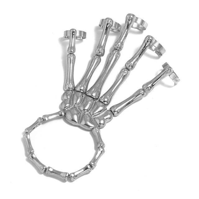 Skeleton Punk Halloween Finger Bracelet - Image 12