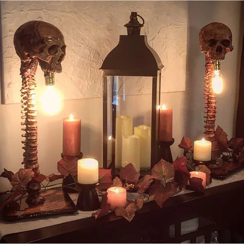 Skeleton Skull Table Lamp - Image 9