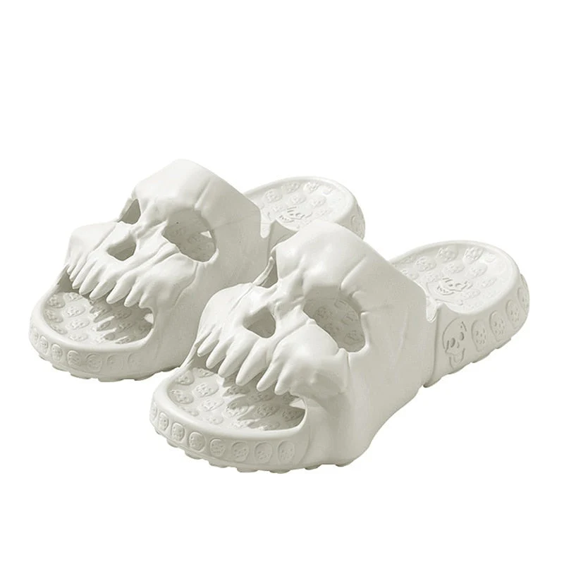 Skeleton Skull Thick Sole Slippers - Image 7