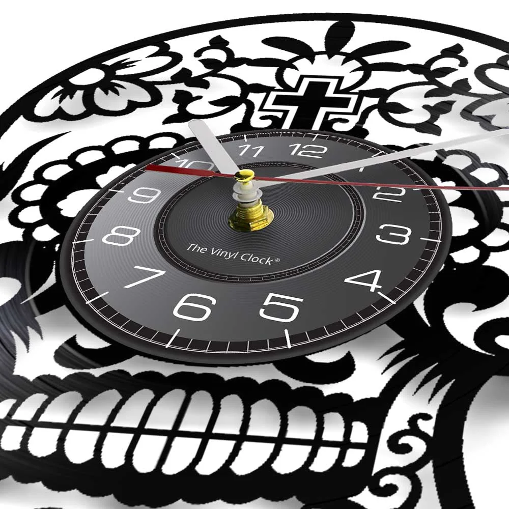 Skull Gothic Wall Clock - Image 12