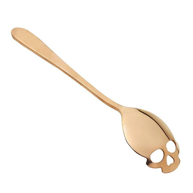 Skull Shaped Stainless Steel Spoon - Image 6