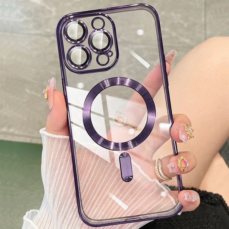 Sky Clear Transparent Silicone iPhone Case - Image 2