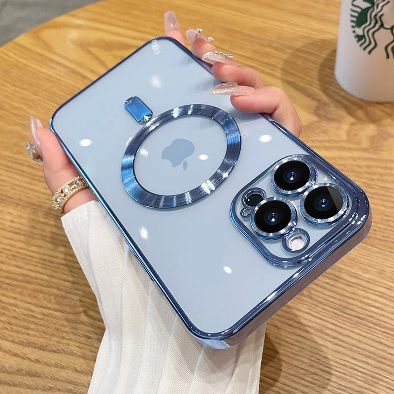Sky Clear Transparent Silicone iPhone Case - Image 8