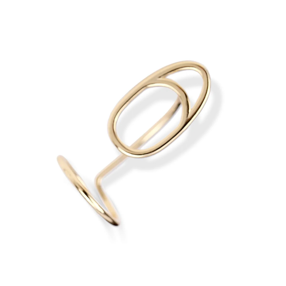 Sleek Line Gothic Metal Thin Nail Rings - Image 23