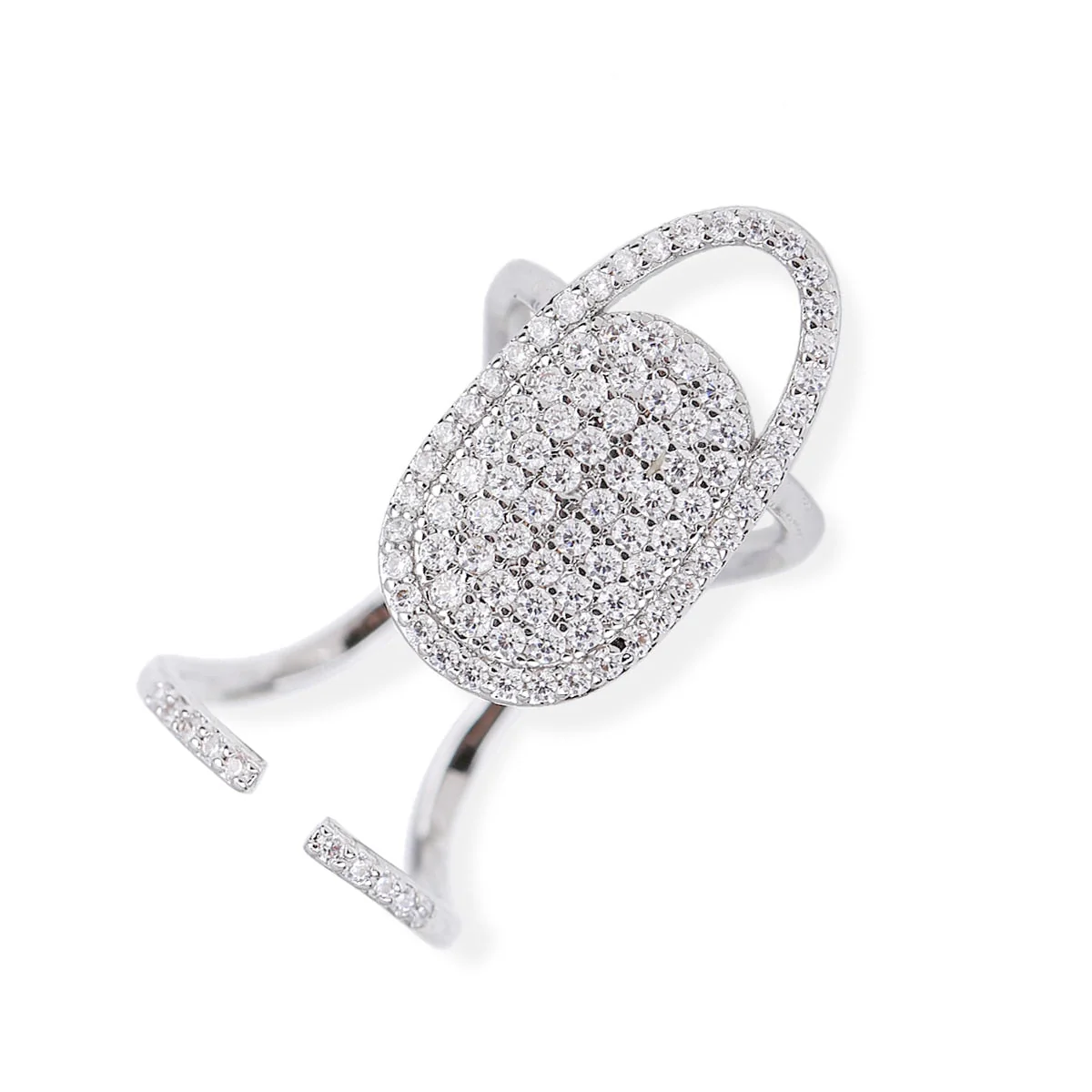 Sleek Line Gothic Metal Thin Nail Rings - Image 29