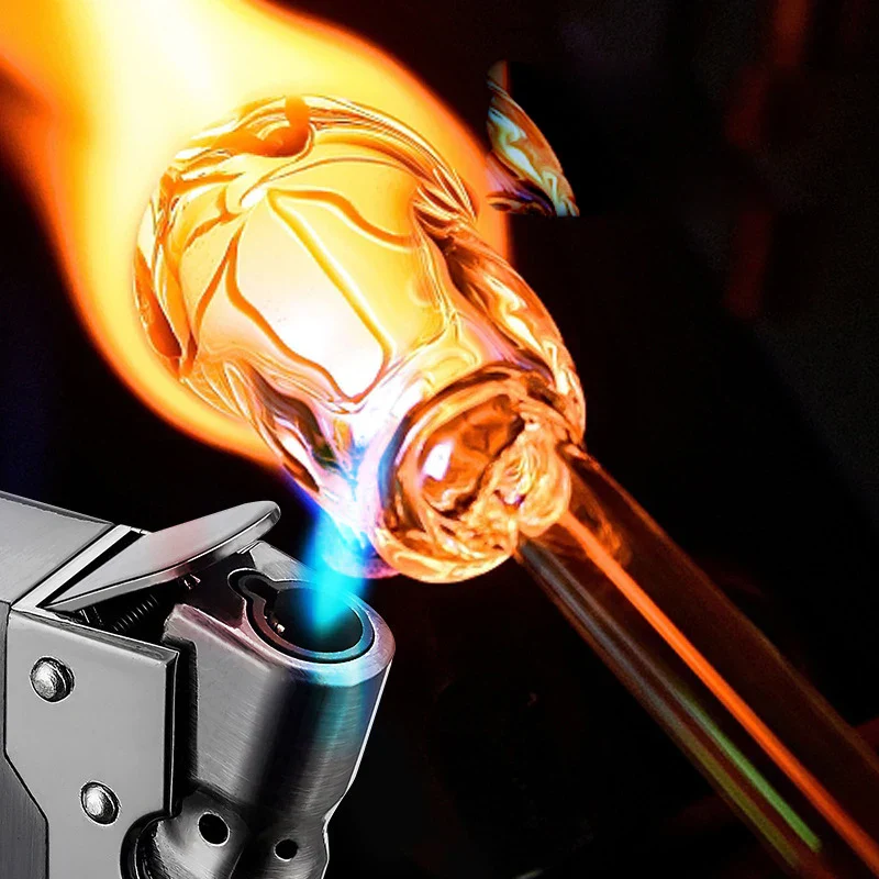 Sleek Torch Style Windproof Butane Lighter - Image 4