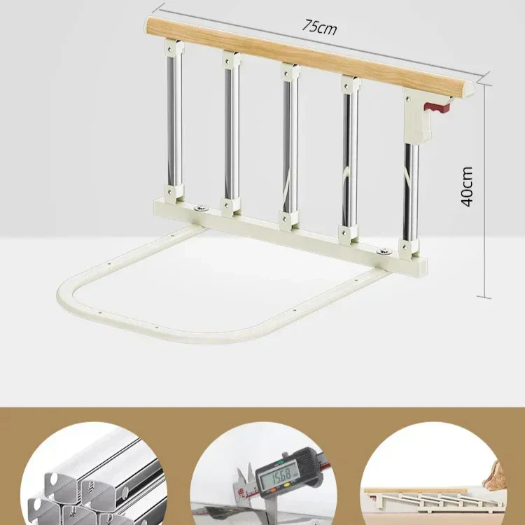 Sleep Guard Elderly Assist Anti-fall Foldable Bed Rail Barrier - Image 6