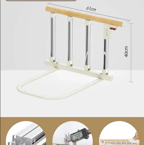 Sleep Guard Elderly Assist Anti-fall Foldable Bed Rail Barrier - Image 7