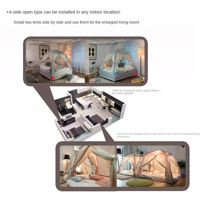 Sleep Protect Automatic Mosquito Net Canopy - Image 5