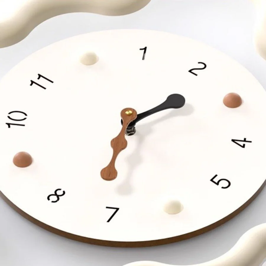 Sleepy Cloud Silent Wall Clock - Image 2
