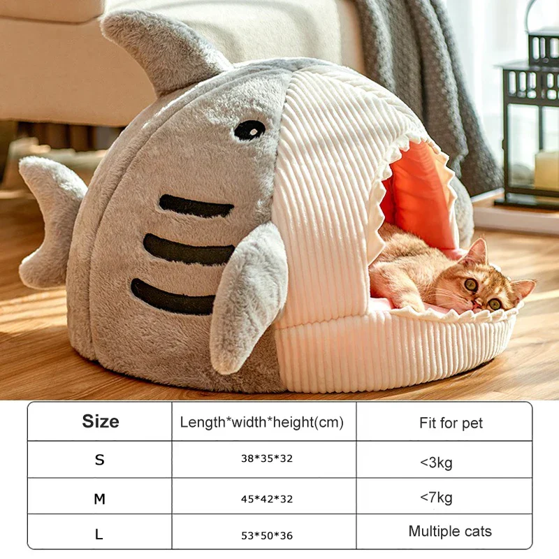 Sleepy Shark Portable Warm Pet House - Image 9