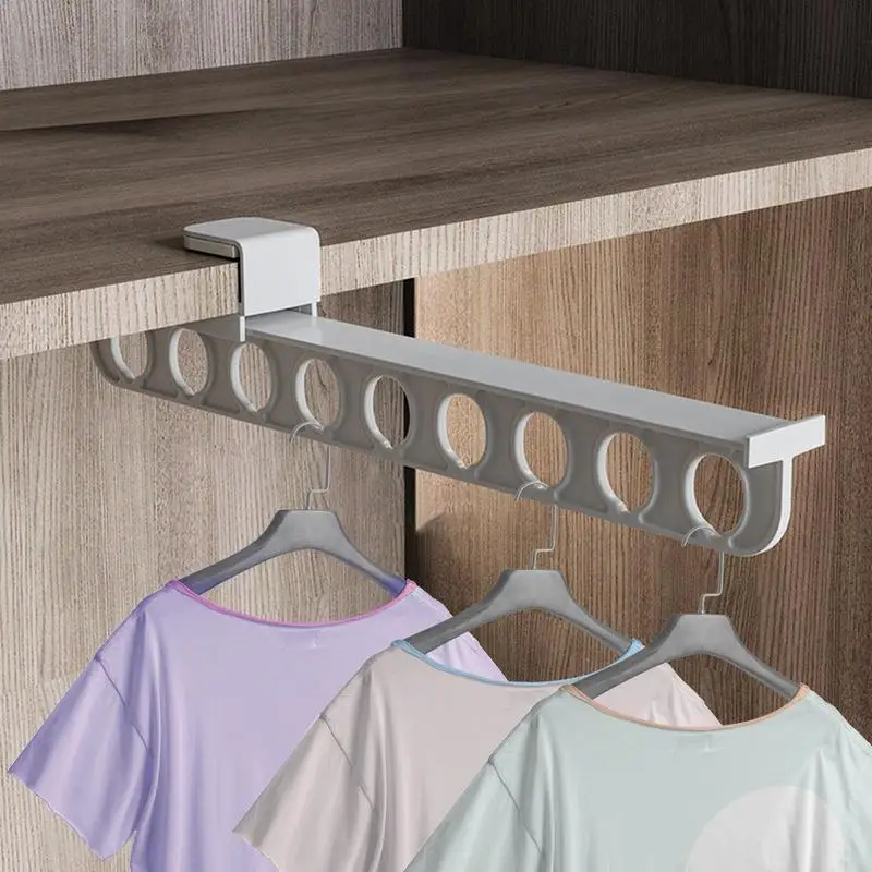 Slide Hang Retractable Closet Hanger Rack - Image 2