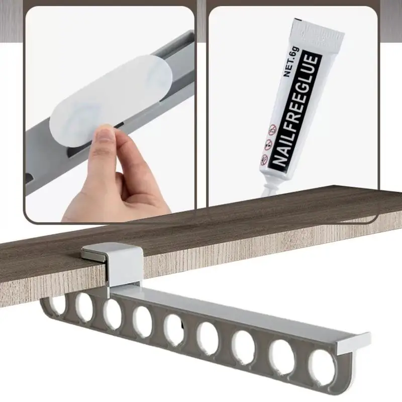 Slide Hang Retractable Closet Hanger Rack - Image 6